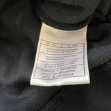 Vintage Y2K Nike Air Sweatshirt Mens Large Black Sportswear Swoosh Full Zip Velour Track Top