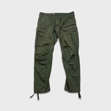 G-Star Raw Pants Mens 34x29 Green Rovic Zip 3D Tapered Cuff Utility Cargo Trouser