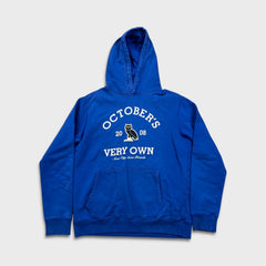 October's Very Own Collegiate Hoodie Mens Medium Blue Same City Same Friends OVO Hooded Sweater