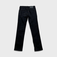 Levi's 511 Jeans Mens 30x30 Black Slim Fit Mid Rise Dark Wash Stretch Denim Pants