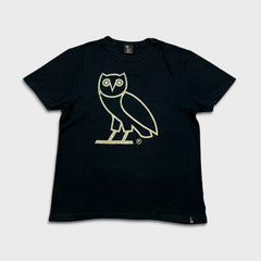 October's Very Own T Shirt Mens Medium Black OVO Classic Owl Graphic Tee