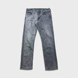 Levi's 541 Jeans Mens 32x29 Grey Athletic Taper Faded Stone Wash Denim Pants