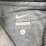 Nike Sportswear Hoodie Mens Large Gray Swoosh Full Zip Hooded Sweater