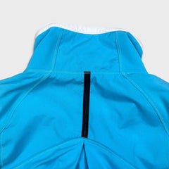 Lululemon Run Track Attack Top Womens Size 2 Blue Full Zip Lightweight Sportswear
