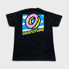 Odd Future T Shirt Mens Medium Black Donut Graphic Short Sleeve Rap Tee