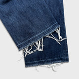 True Religion Jeans Mens 32x31 Blue Bootcut Medium Wash Distressed USA Denim Pants
