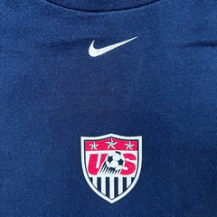 Vintage Y2K Nike DaMarcus Beasley #7 T Shirt Mens XL Blue Team USA Soccer Tee