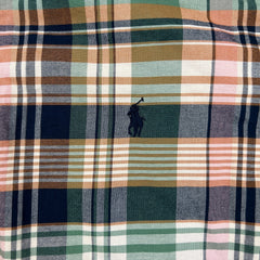 Polo Ralph Lauren Plaid Shirt Mens XL Green Button Up Preppy Long Sleeve