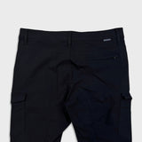 Projek Raw Pants Mens 36x30 Black Slim Tapered Leg Chino Cargo Casual Trousers