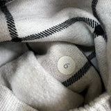 Lululemon Scuba Hoodie Womens Size 6 White Striped Full Zip Hooded Sweater