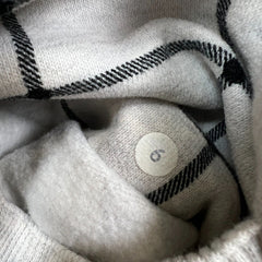 Lululemon Scuba Hoodie Womens Size 6 White Striped Full Zip Hooded Sweater