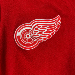 Vintage 90s Detroit Red Wings Jacket Mens XL Red Original Six NHL Hockey Bomber