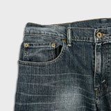 Levi's 559 Jeans Mens 34x32 Blue Relaxed Straight Fit Dark Wash Denim Pants
