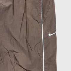 Nike Sportswear Track Pants Mens Medium Brown Swoosh Relaxed Athletic