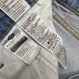 Levi's 511 Jean Mens 34x32 Blue Slim Fit Mid Rise Light Wash Stretch Denim Pants