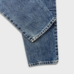 Vintage 90s Levi's 512 Jeans Mens 34x34 Blue Slim Fit Tapered Leg Medium Wash Pants