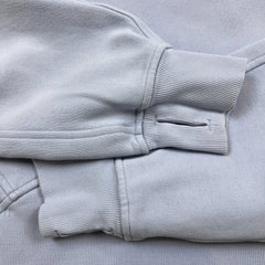 Lululemon Scuba Oversized 1/2 Zip Hoodie Womens Small Blue Hooded Sweater