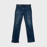 Levi's 511 Jeans Mens 34x32 Blue Slim Fit Mid Rise Dark Wash Faded Denim Pants