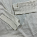 Lululemon Bring It Backbend Sweater Womens Large Off White Relaxed Yoga Pullover