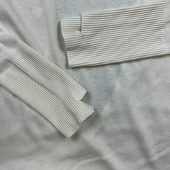 Lululemon Bring It Backbend Sweater Womens Large Off White Relaxed Yoga Pullover