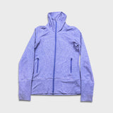 Lululemon In Stride Jacket Womens Size 4 Purple Full Zip Hooded Active Thumbhole