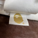 A Bathing Ape BAPE T Shirt Mens Large White Big Ape Head Double Sided Tee