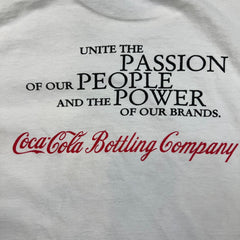 Vintage Y2K Coca Cola Canada T Shirt Mens Large White People Passion Power Tee