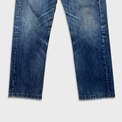 Levi's 501 Jeans Mens 33x28 Blue Original Fit Straight Leg Medium Wash Denim Pants