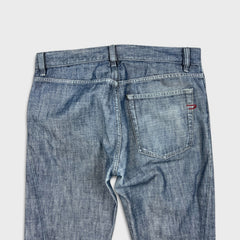 Diesel Service Spa Jeans Mens 33x32 Blue Medium Wash Straight Leg Denim Pants