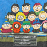 Vintage 1998 South Park T Shirt Mens Medium White 3rd Grade Elementary Class Tee