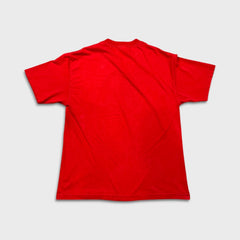 Vintage Y2K Nike Sportswear T Shirt Mens Large Red Phys Ed Short Sleeve Graphic Tee