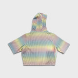 NikeLab Essentials Aurora Reflective Hoodie Womens XS Multicolor Full Zip