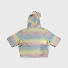 NikeLab Essentials Aurora Reflective Hoodie Womens XS Multicolor Full Zip
