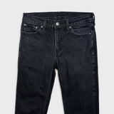 Levi's 511 Jeans Mens 30x30 Black Slim Fit Mid Rise Dark Wash Stretch Denim Pants