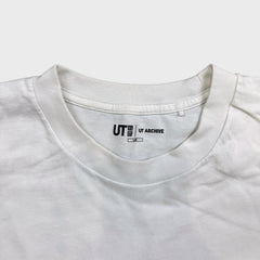 Uniqlo UT Archive Short Sleeve Keith Haring T Shirt Mens Large White Pocket