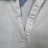 Tommy Hilfiger Sleeveless Polo Shirt Womens Medium White Stretch Tank Top