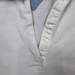 Tommy Hilfiger Sleeveless Polo Shirt Womens Medium White Stretch Tank Top