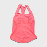 Lululemon Cardio Kick Tank Top Womens Size 6 Pink Luxtreme Athletic Running Yoga