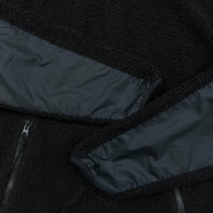 Nike Cozy Basketball Fleece Mens Medium Black High Pile Sherpa Hooded Jacket