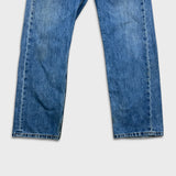 Levi's 505 Jeans Mens 33x29 Blue Regular Fit Straight Leg Medium Wash Denim Pants