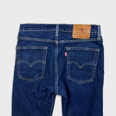 Levi's 510 Skinny Jeans Mens 30x30 Blue Dark Wash Stretch Mid Rise Tapered Leg Denim Pants