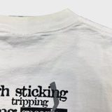 Vintage 90s The Aussie T Hockey T Shirt Mens Medium White USA Sportswear NHL Tee