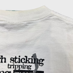 Vintage 90s The Aussie T Hockey T Shirt Mens Medium White USA Sportswear NHL Tee