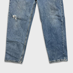 Vintage 90s Levi's 550 Jeans Mens 34x30 Blue Relaxed Fit Tapered Leg Denim Pants