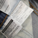 Levi's 505 Jeans Mens 32x34 Blue Regular Fit Straight Leg Faded Medium Wash Denim Pants