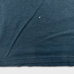 Vintage 90s Grizzly Bear Waterfall T Shirt Mens XL Black Nature Faded Animal Tee