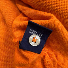 Vintage 90s Polo Ralph Lauren Shirt Mens XL Orange Pony Short Sleeve