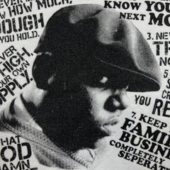 Vintage 2009 Notorious BIG T Shirt Mens XL White 10 Commandments Rap Tee