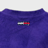 Vintage 90s Tommy Hilfiger Fleece Mens Small Purple Tommy Jeans Jacket