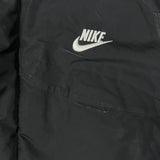 Vintage Y2K Nike Sportswear Jacket Mens XL Black Swoosh Spell Out Full Zip Outdoor Coat